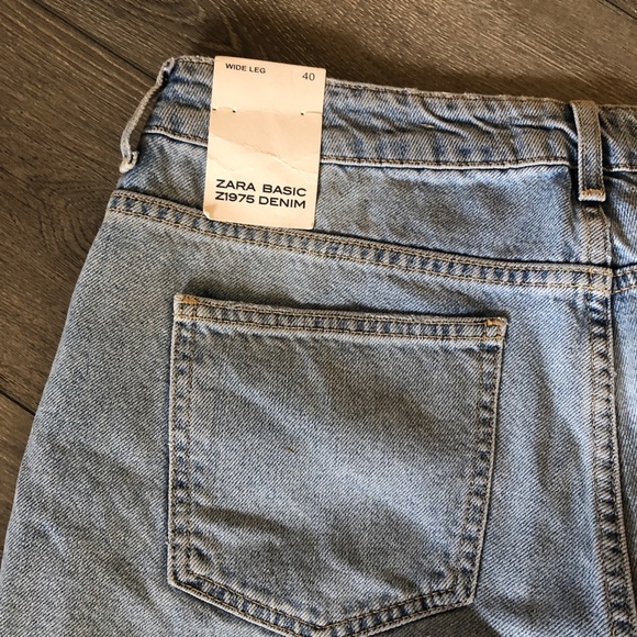 Zara Basic Denim - Wide Leg - NWT!! - Picture 6 of 6
